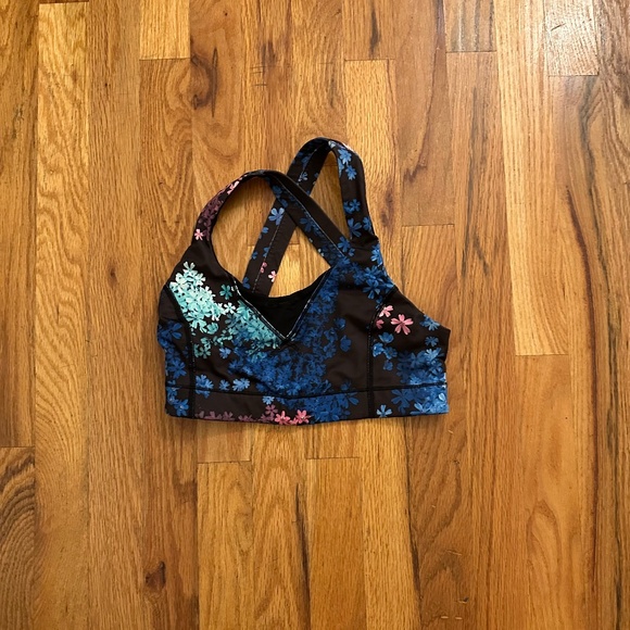 Lululemon Energy Bra – Floral Print (Size 4) - Picture 1 of 6